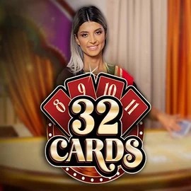 32 Cards slot visual from Ezugi available on slotheartcasino.eu.com