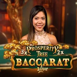 Prosperity Tree Baccarat online game logo by Evolution on slotheartcasino.eu.com